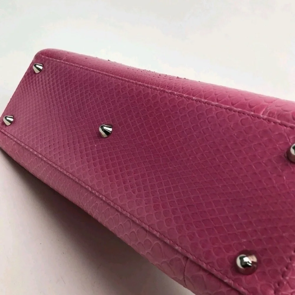 Dior Large Lady Dior Python 2Way Bag - Picture 13 of 16